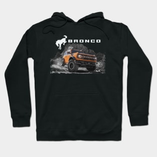 6th gen bronco 6g Black Diamond Cyber Orange Murica Hoodie